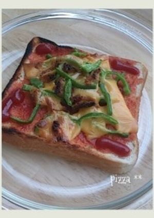 ケチャップとチーズでpizza風-レシピのメイン写真