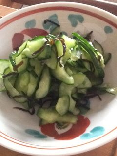 塩昆布ときゅうりの簡単和え-レシピのメイン写真