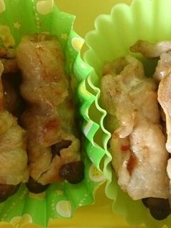 お弁当に☆しめじ肉巻き-レシピのメイン写真