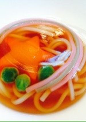 七夕そうめん寒天-レシピのメイン写真