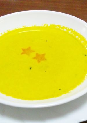 ズボラに南瓜のポタージュスープ♪-レシピのメイン写真