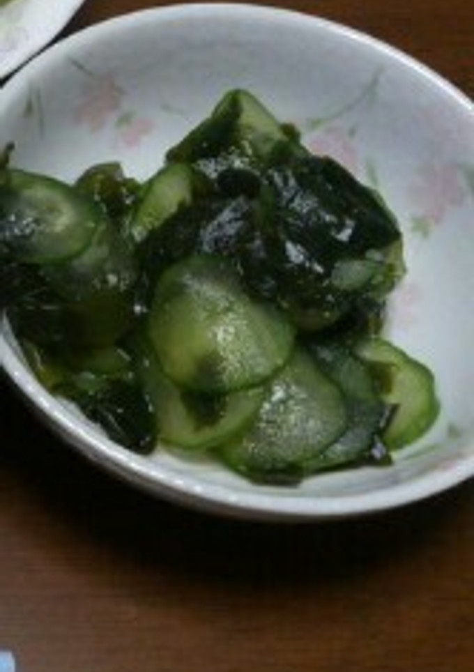 きゅうりとわかめの酢の物-レシピのメイン写真