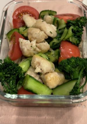 鶏ささ身の梅しそサラダ-レシピのメイン写真