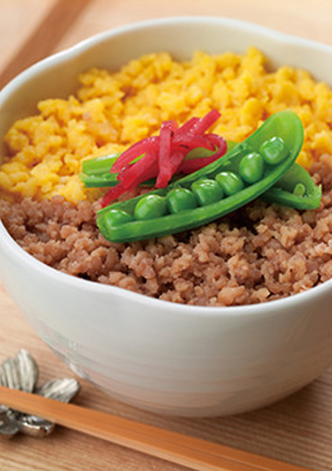 鶏と玉子のそぼろ丼-レシピのメイン写真