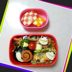 รูปของ 梅雨のキャラ弁☆かたつむり