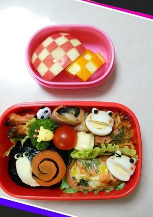梅雨のキャラ弁☆かたつむり-レシピのメイン写真