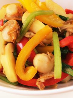 魚介と野菜のオイスターソース炒め*-レシピのメイン写真