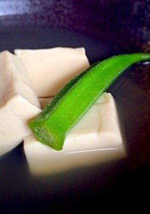簡単 高野豆腐の煮物&オクラの煮浸し-レシピのメイン写真
