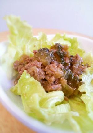 ナスとゴーヤのまんま味噌炒め-レシピのメイン写真