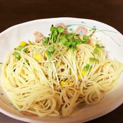 รูปของ 簡単ゴマだれで冷製パスタ♪