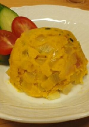 かぼちゃとカッテージチーズのサラダ-レシピのメイン写真
