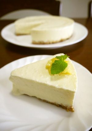 パイナップルフローズンヨーグルトケーキ♪-レシピのメイン写真