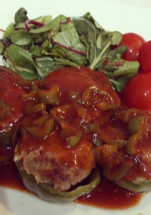 ピーマンの肉詰め～お洒落ver～-レシピのメイン写真
