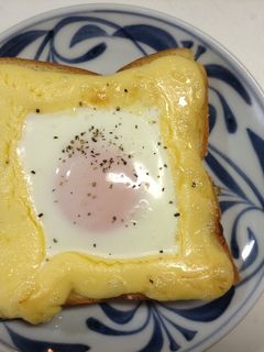 目玉焼き✨マヨトースト-レシピのメイン写真