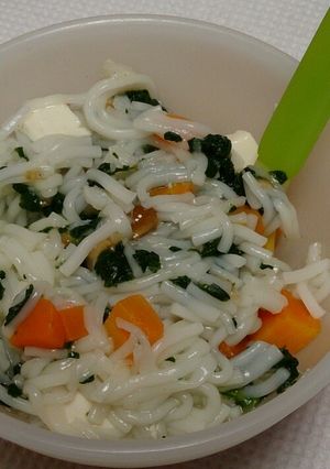 なめことたらのそうめん★離乳食中期～-レシピのメイン写真