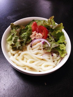 簡単 野菜たっぷりサラダうどん-レシピのメイン写真