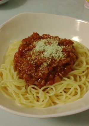 あっさりミートスパゲティ-レシピのメイン写真