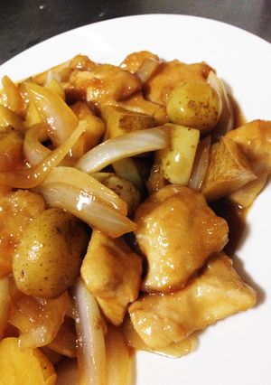 鶏胸肉と新じゃがの煮物-レシピのメイン写真