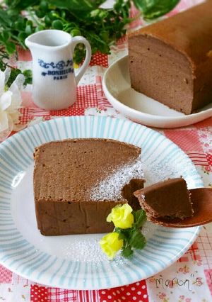 美レシピ♡豆腐のバナナチョコレートケーキ-レシピのメイン写真