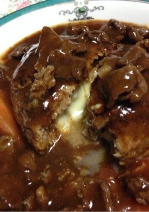 デミハヤシのチーズインハンバーグ-レシピのメイン写真