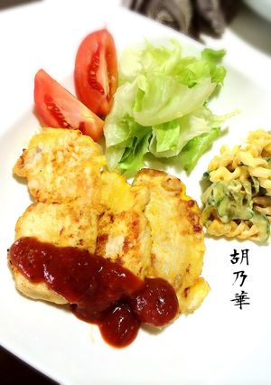 しっとりムネ肉のピカタ♪-レシピのメイン写真