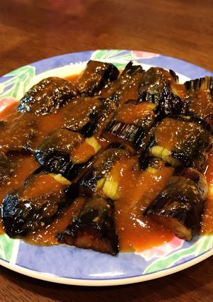 母の味♪＊揚げなすの甘味噌がけ＊-レシピのメイン写真