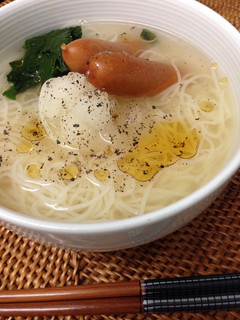 レモンが決め手♥️塩スープおろしそうめん-レシピのメイン写真