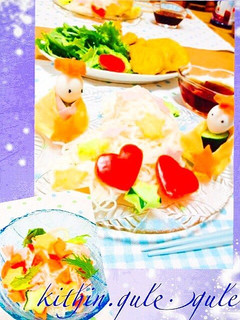 七夕⭐︎そうめん〈天の川で待ち合わせ〉-レシピのメイン写真
