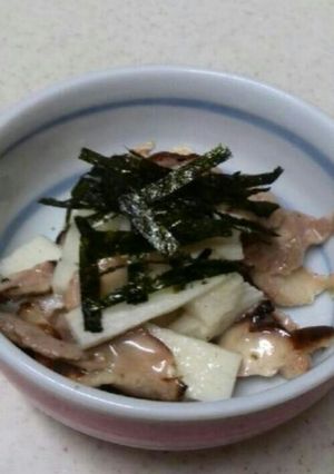 簡単☆ひね鶏と長いもの和え物-レシピのメイン写真