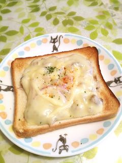 さば缶と玉ねぎのチーズトースト-レシピのメイン写真