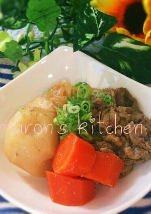 牛乳で作る♡ワンポット肉じゃが-レシピのメイン写真