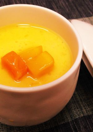 お豆腐とマンゴーのムース-レシピのメイン写真