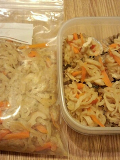 お弁当のおかず 冷凍保存 切り干し大根-レシピのメイン写真
