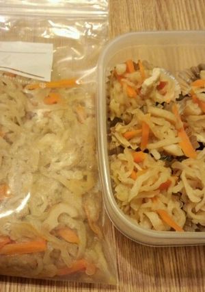 お弁当のおかず　冷凍保存　切り干し大根-レシピのメイン写真