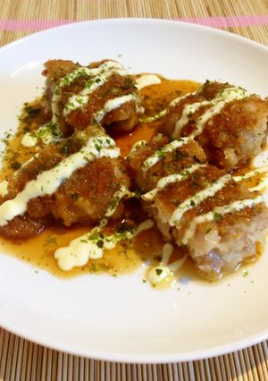 鶏のパン粉焼き〜特製わさびソース〜-レシピのメイン写真