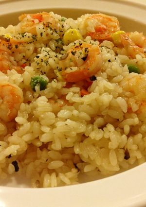 簡単本格☆フライパンで喫茶店のえびピラフ-レシピのメイン写真