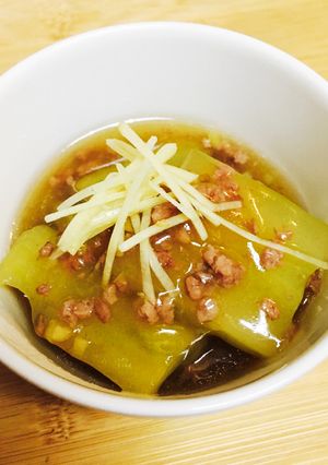夏の定番！おばけきゅうりの煮物-レシピのメイン写真
