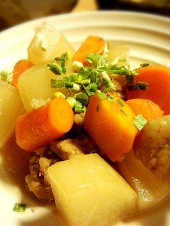 ほっこり♪炭酸水で大根の煮物☆-レシピのメイン写真