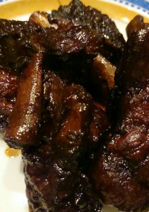 ★豚バラ肉、或はスペアリブ☆圧力鍋で叉焼-レシピのメイン写真