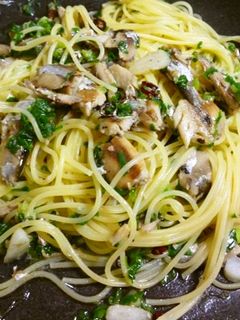 オイルサーディンと青ネギのパスタ-レシピのメイン写真