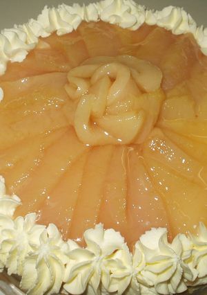 桃のケーキ(基本のしっかりスポンジ)-レシピのメイン写真