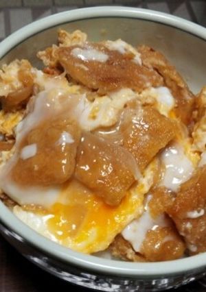 ビッグカツ＊駄菓子屋さんのカツ丼-レシピのメイン写真