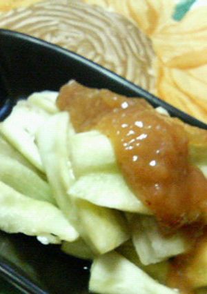 レンジで簡単☆冷やしナスの梅タレがけ-レシピのメイン写真