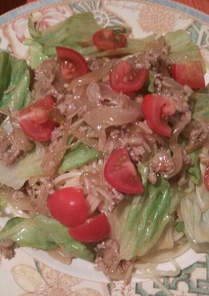 簡単 ひき肉と野菜の冷製パスタ-レシピのメイン写真