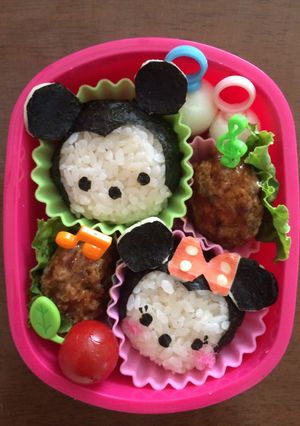 ツムツム弁当ーミッキー＆ミニー-レシピのメイン写真