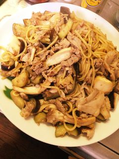 茄子とエリンギの中華風焼きそば-レシピのメイン写真