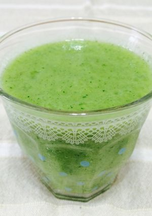 オレンジばななパイン青梗菜スムージー-レシピのメイン写真