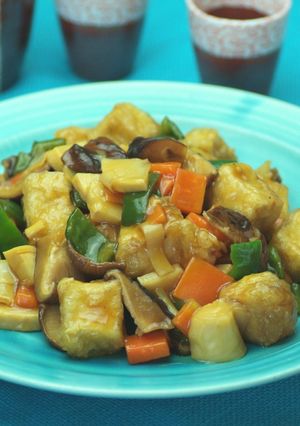 高野豆腐の酢豚-レシピのメイン写真