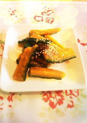 かぼちゃのバターきんぴら-レシピのメイン写真