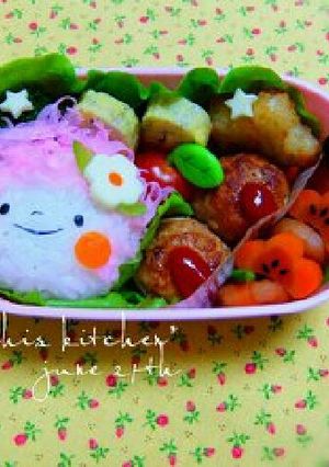 幼稚園 お弁当 キャラ弁♡おんなのこ-レシピのメイン写真